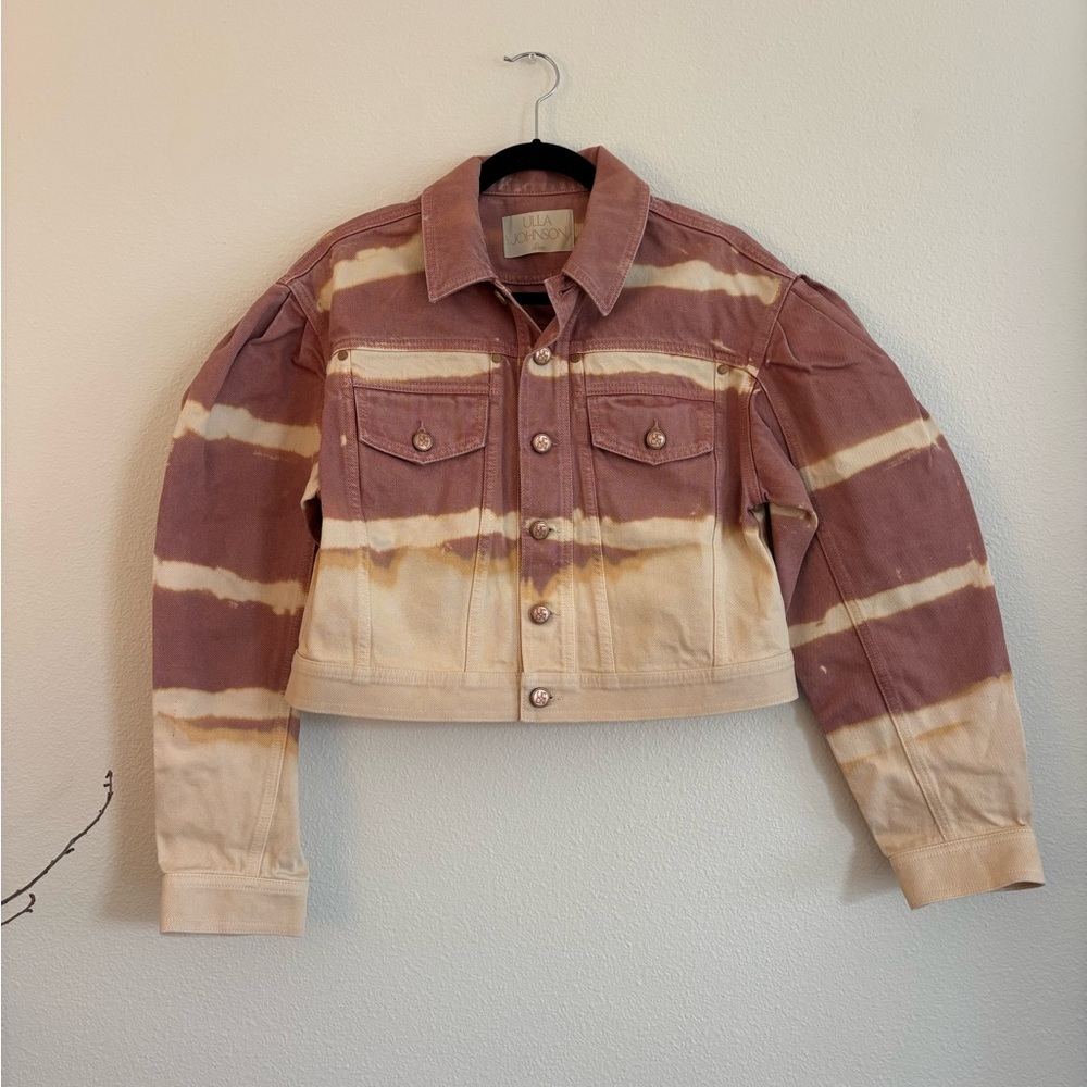 ulla johnson cosette denim jacket size small